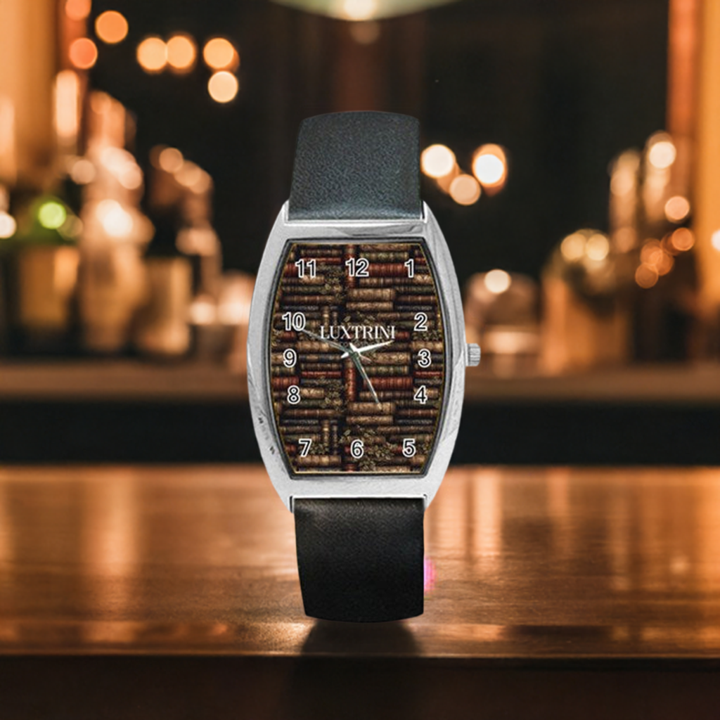 The Librarian Barrel Style Metal Watch