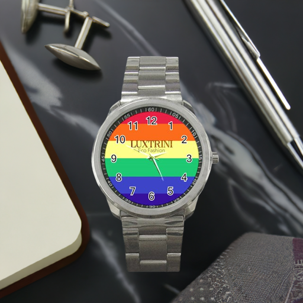 LGBTQ Rainbow Pride #12 Sport Metal Watch