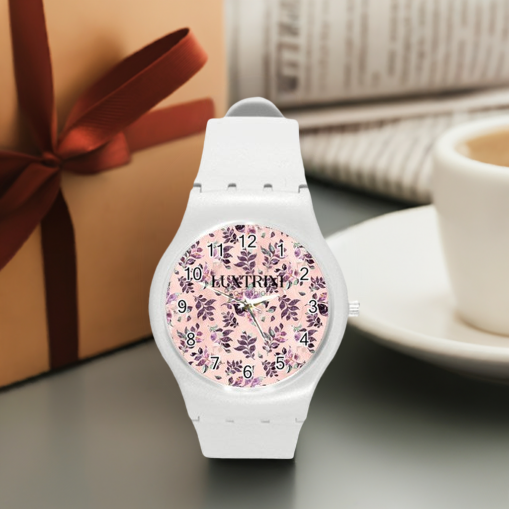 Sangria Round Plastic Sport Watch (M)