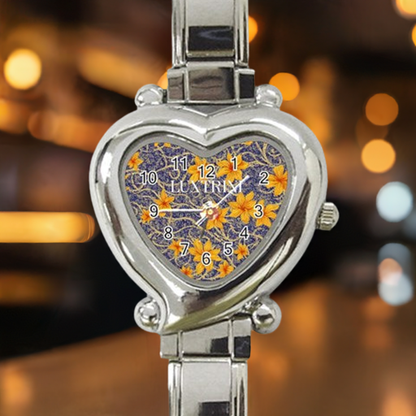 Jasmine Heart Italian Charm Watch