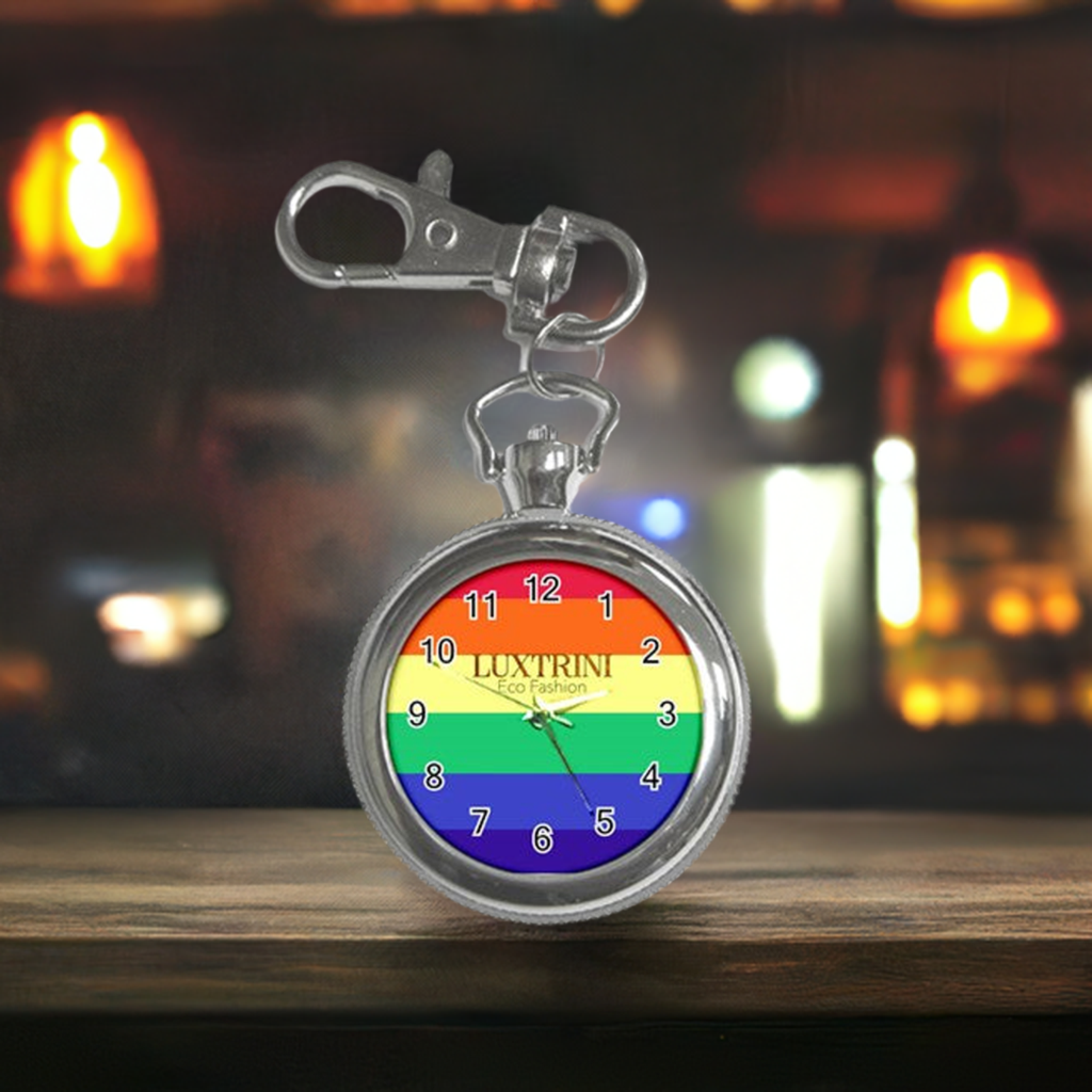 LGBTQ Rainbow Pride #12 Key Chain Watch