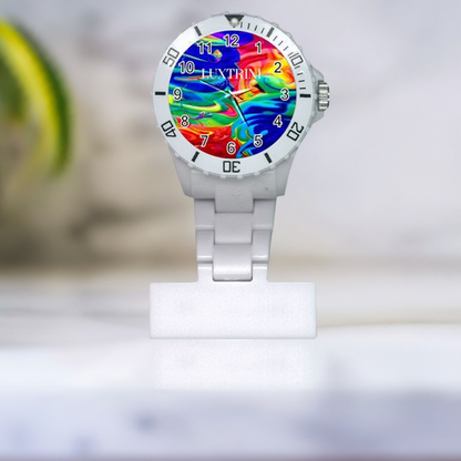 Rainbow Confusion Plastic Nurses Watch