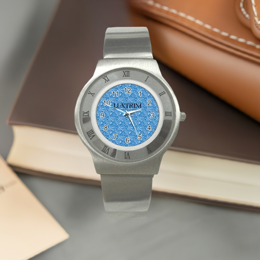 Blue Wind Stainless Steel Watch