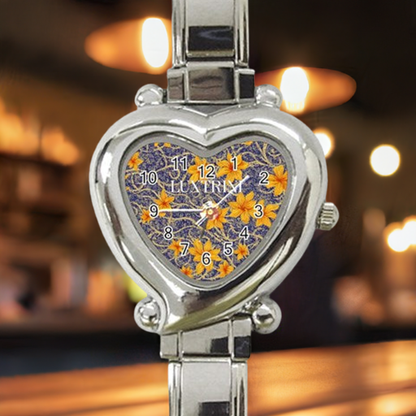 Jasmine Heart Italian Charm Watch