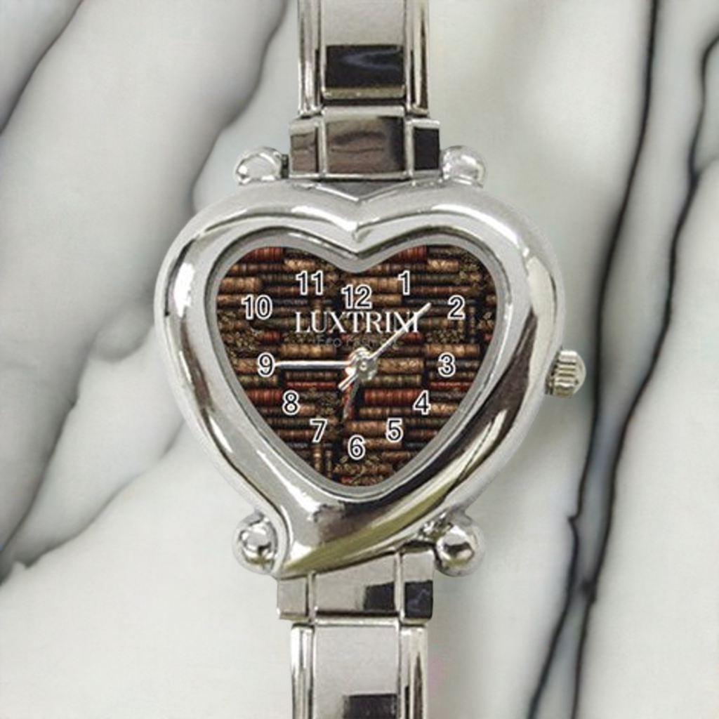 The Librarian Heart Italian Charm Watch