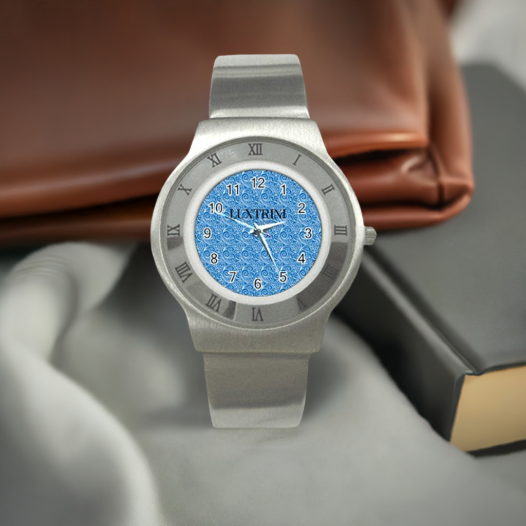 Blue Wind Stainless Steel Watch