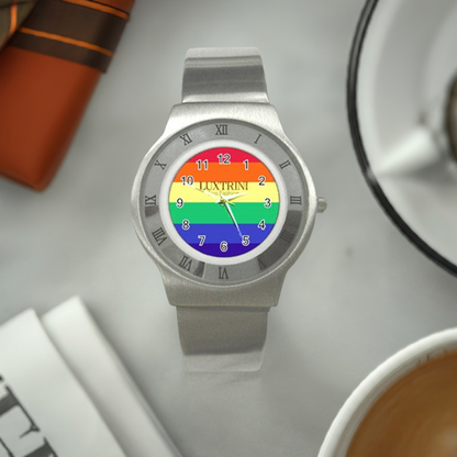 LGBTQ Rainbow Pride #12 Stainless Steel Watch