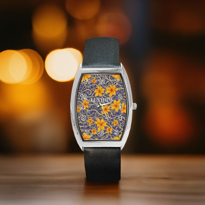 Jasmine Barrel Style Metal Watch