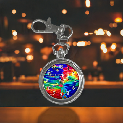 Rainbow Confusion Key Chain Watch