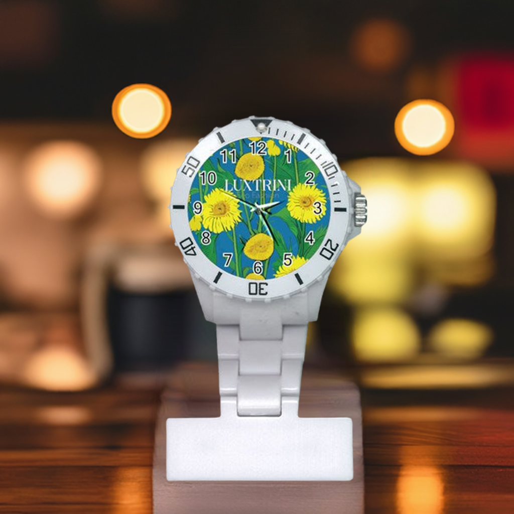 Sunflower Plastic Nurses Watch