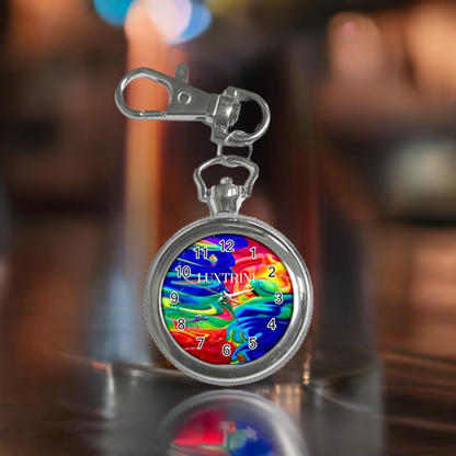 Rainbow Confusion Key Chain Watch