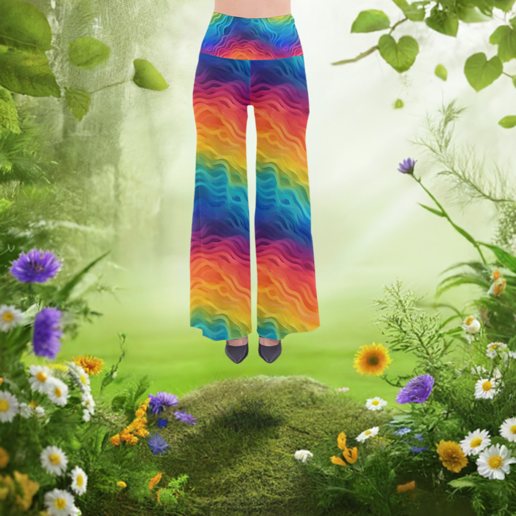 LGBTQ Rainbow So Vintage Palazzo Pants