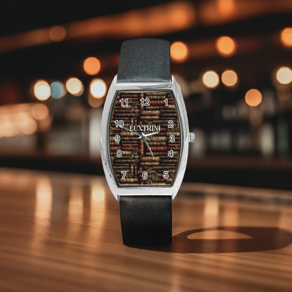 The Librarian Barrel Style Metal Watch