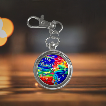 Rainbow Confusion Key Chain Watch