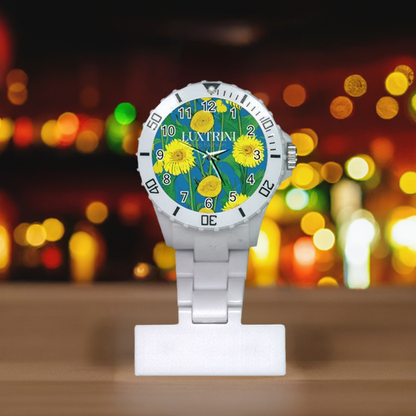 Sunflower Plastic Nurses Watch