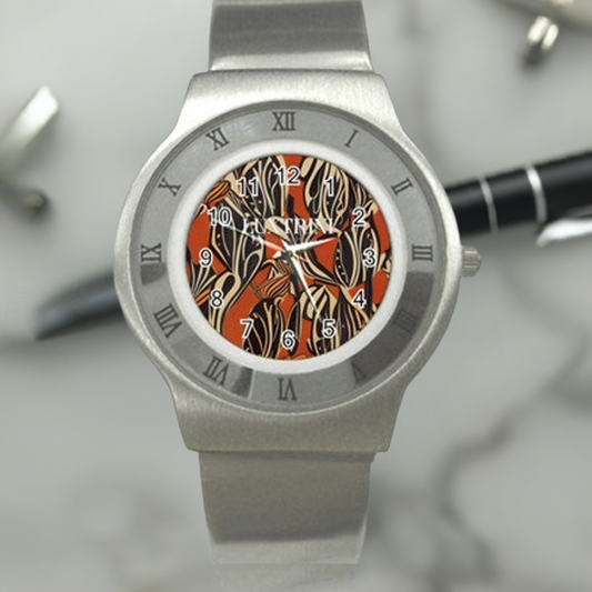 African - Ethnic Stainless Steel Watch