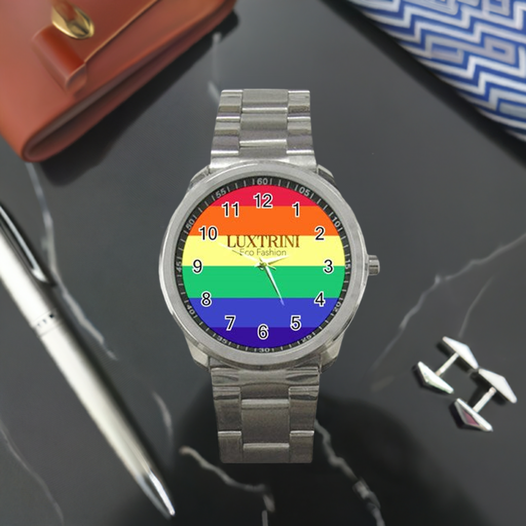 LGBTQ Rainbow Pride #12 Sport Metal Watch