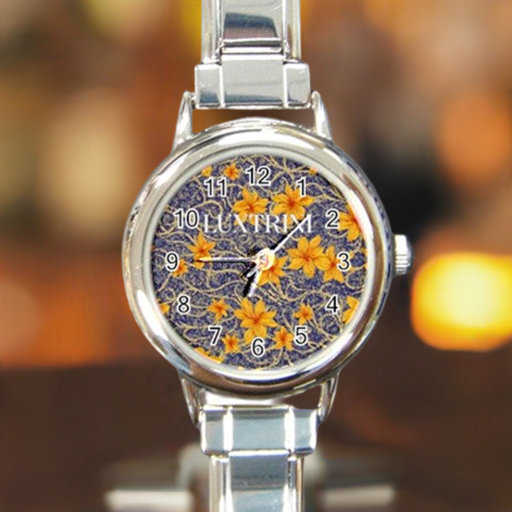 Jasmine Round Italian Charm Watch