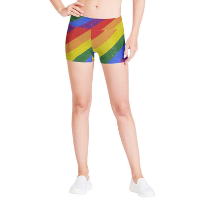 LGBTQ Pride Motif Women Sports Trunks