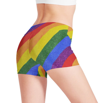 LGBTQ Pride Motif Women Sports Trunks