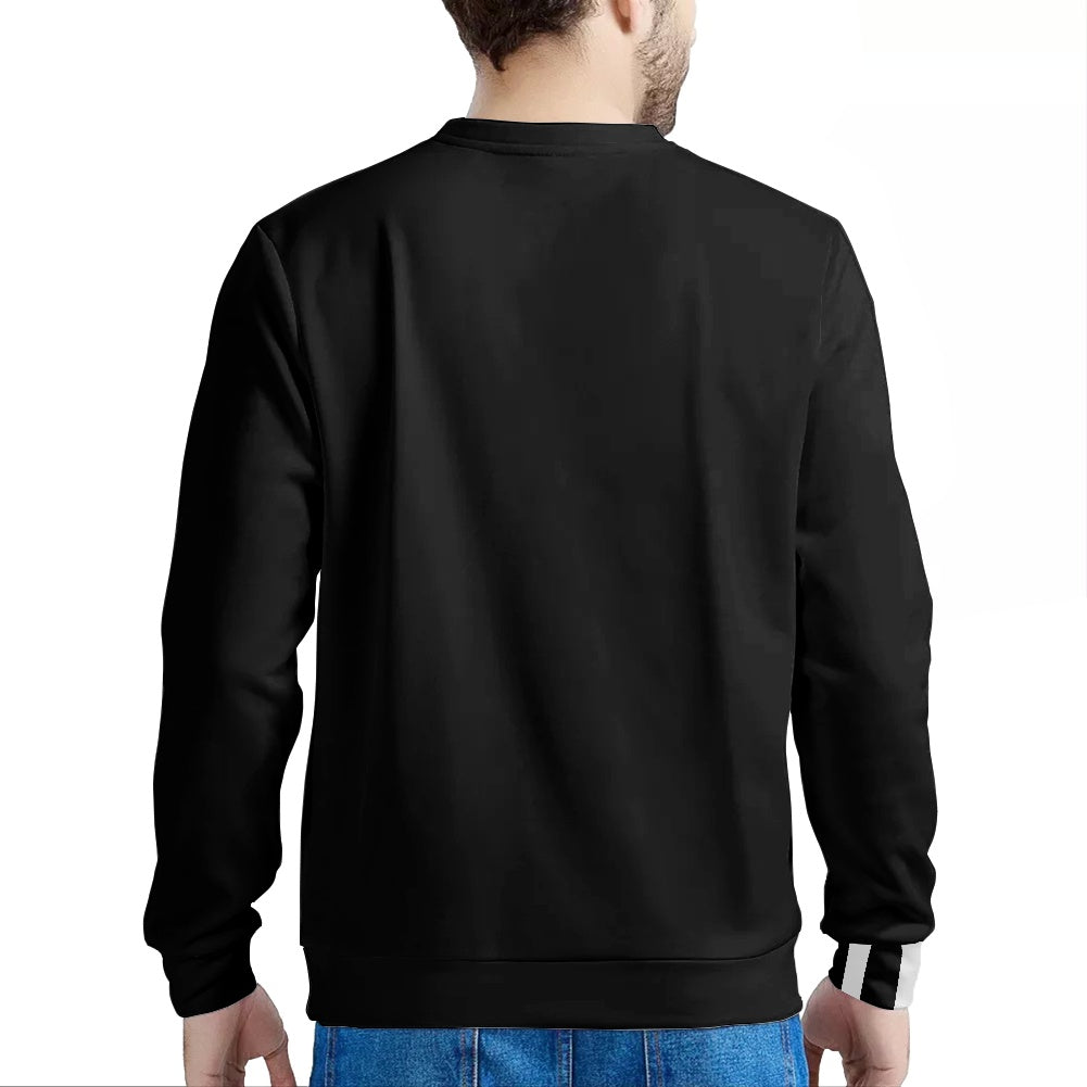 Show Your Pulaski Pride: Custom Made I Heart Pulaski Black Men's Sweatshirt