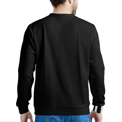 Show Your Pulaski Pride: Custom Made I Heart Pulaski Black Men's Sweatshirt