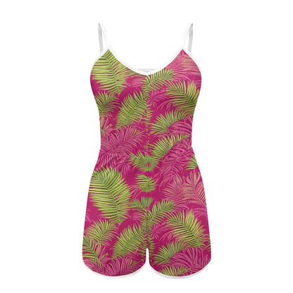Sago Palms Women's Sleeveless Jumpsuit Shorts