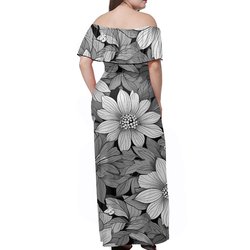 Women's Off The Shoulder short sleeve dress