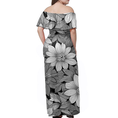 Women's Off The Shoulder short sleeve dress