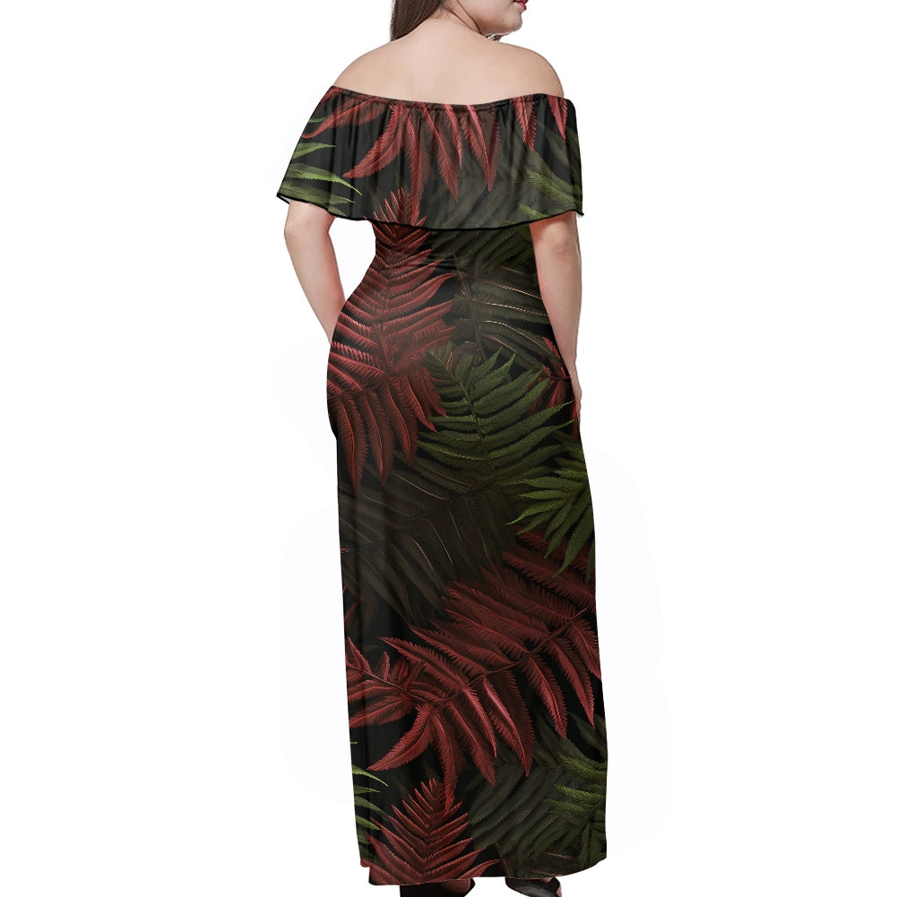 Women's Off The Shoulder short sleeve dress