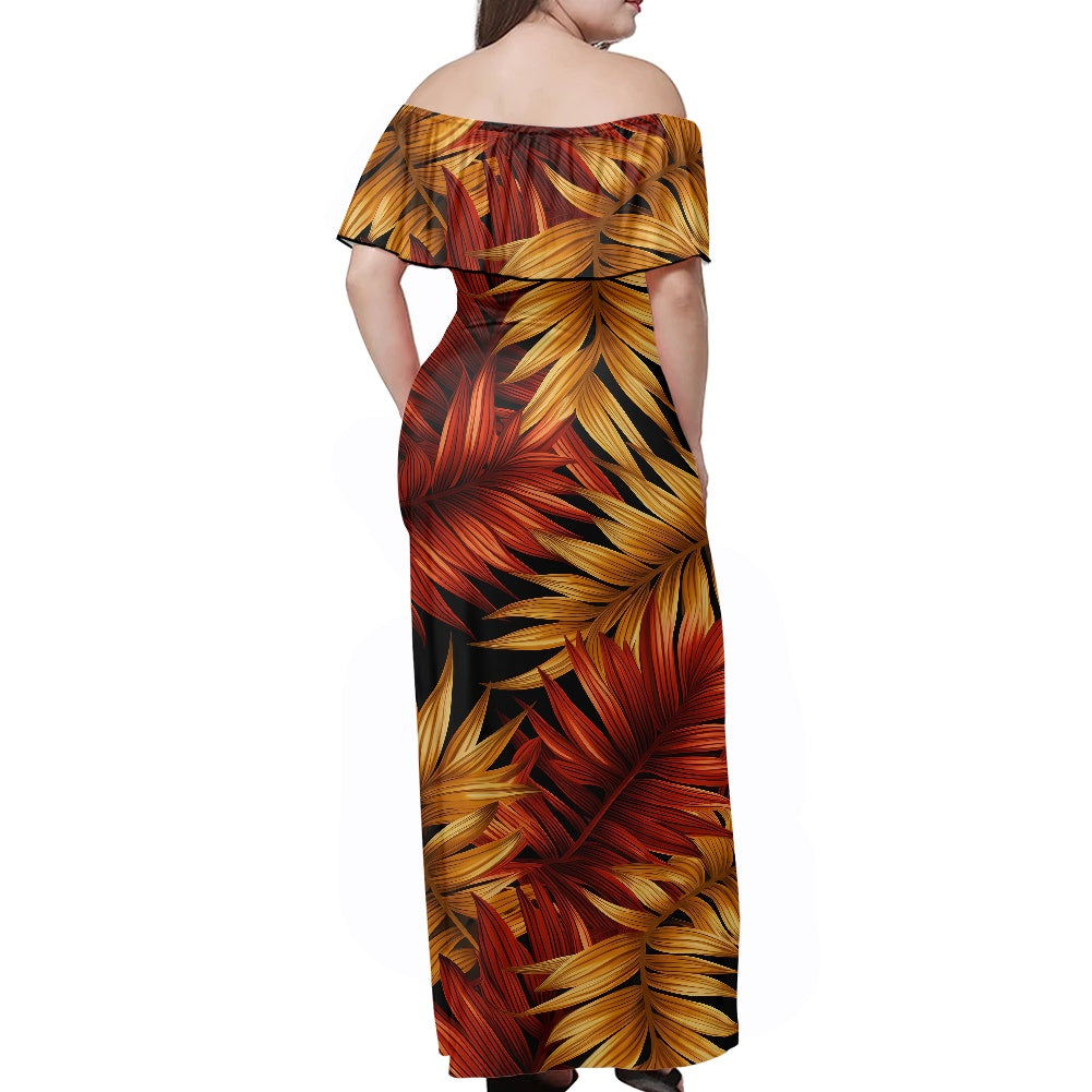 Women's Off The Shoulder short sleeve dress