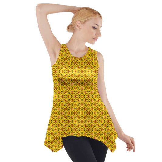 Toghu Side Drop Tank Tunic - Luxtrini, LLC