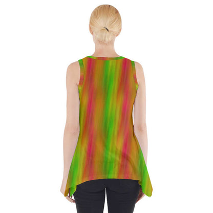 Tree of Life #3 Speed Side Drop Tank Tunic - Luxtrini, LLC