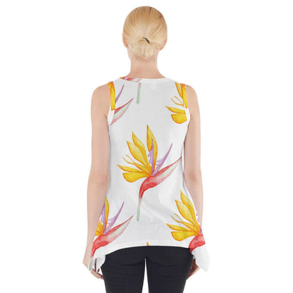 Side Drop Tank Tunic Orchid 44532 - Luxtrini, LLC