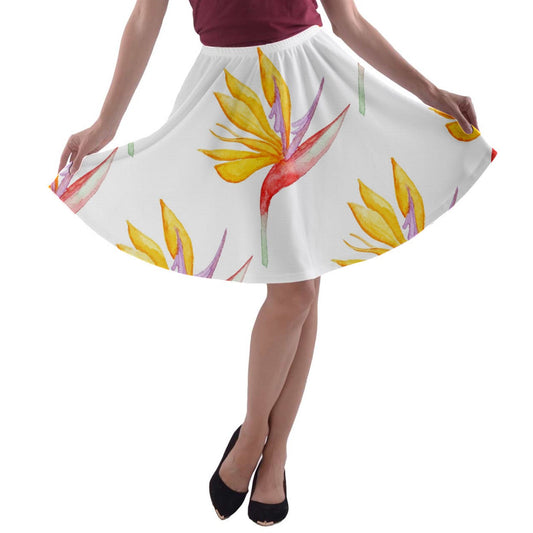 A-line Skater Skirt Orchid 44552 - Luxtrini, LLC