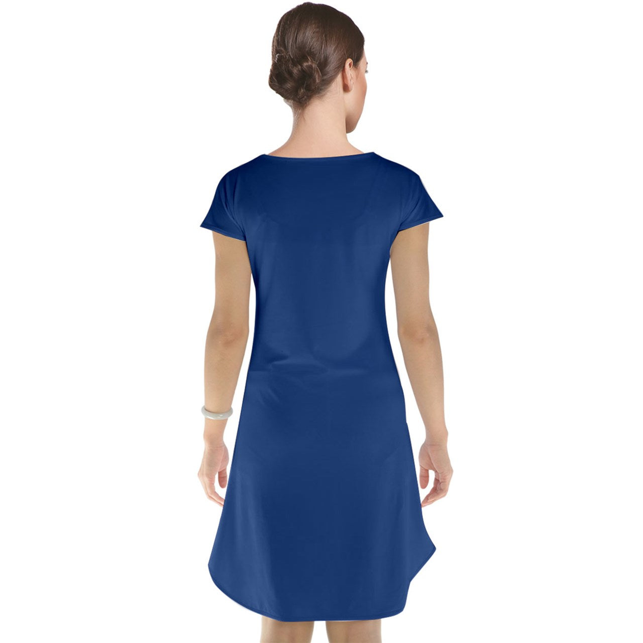 Cap Sleeve Nightdress Classic Blue - Luxtrini, LLC