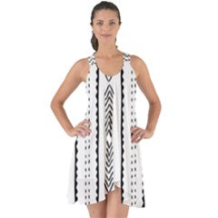 African | Ethnic | Mudcloth | #20 Show Some Back Chiffon Dress