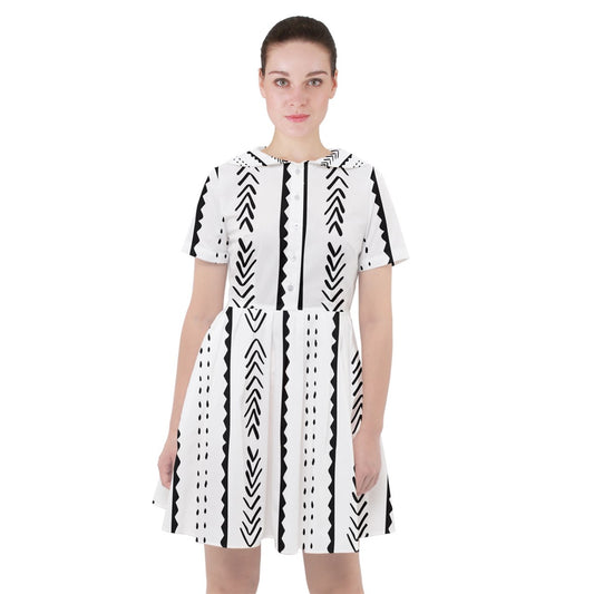 African | Ethnic | Mudcloth | #20 Sailor Dress