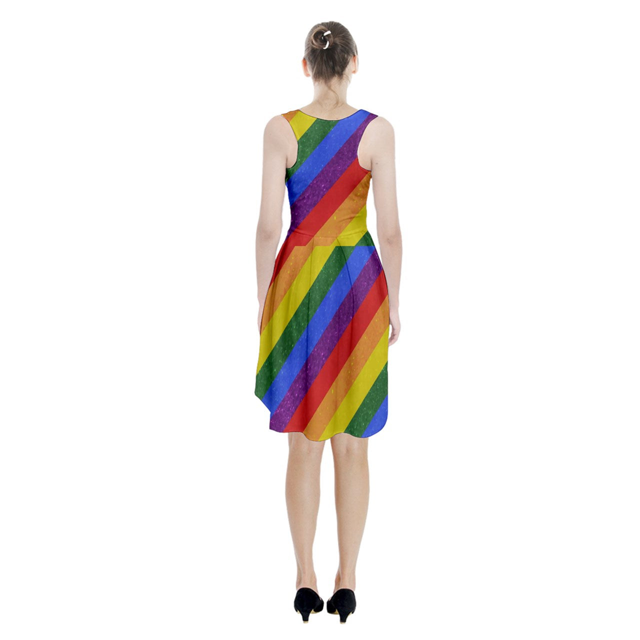 Racerback Midi Dress - Rainbow Pride - Luxtrini, LLC