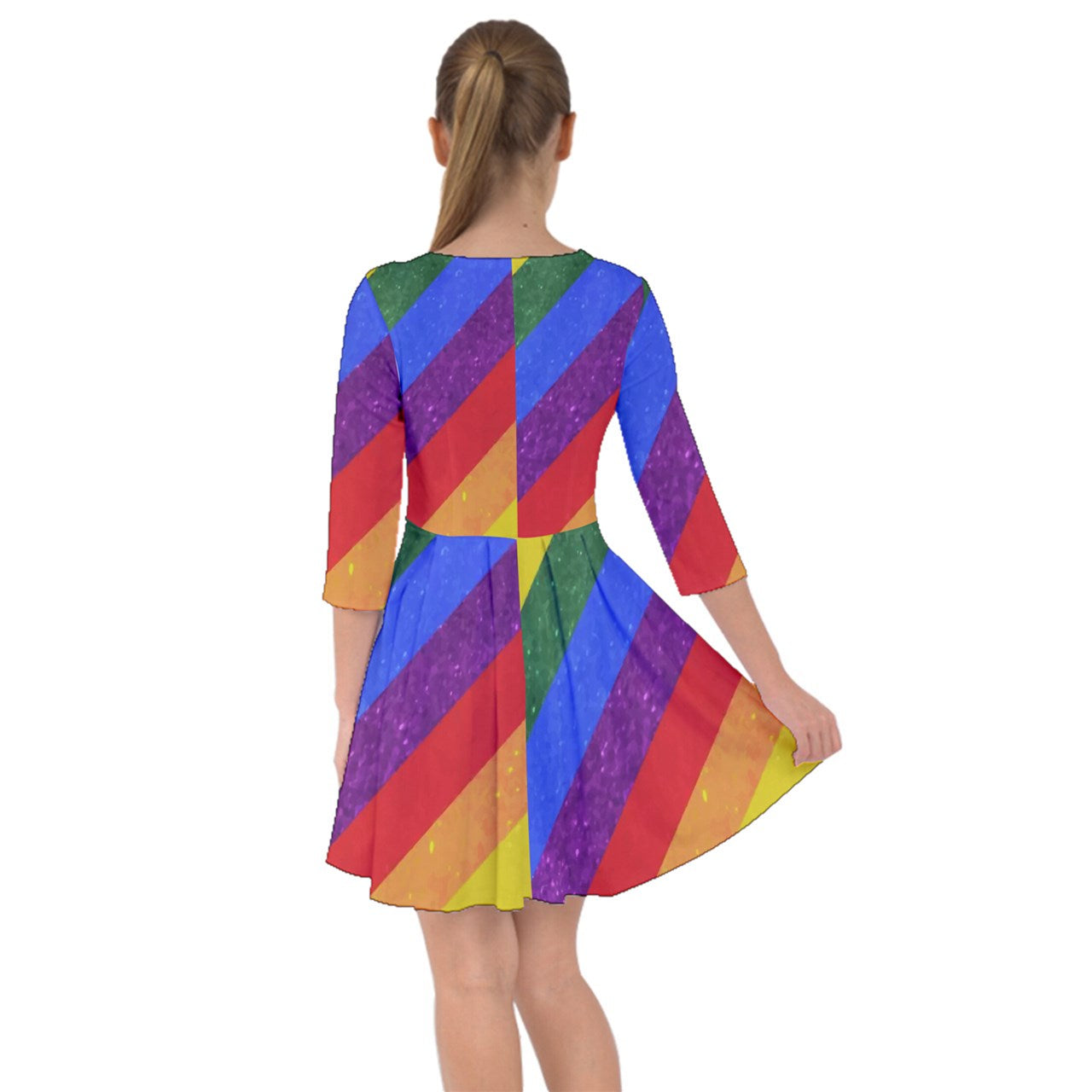 Smock Dress - Rainbow Pride - Luxtrini, LLC