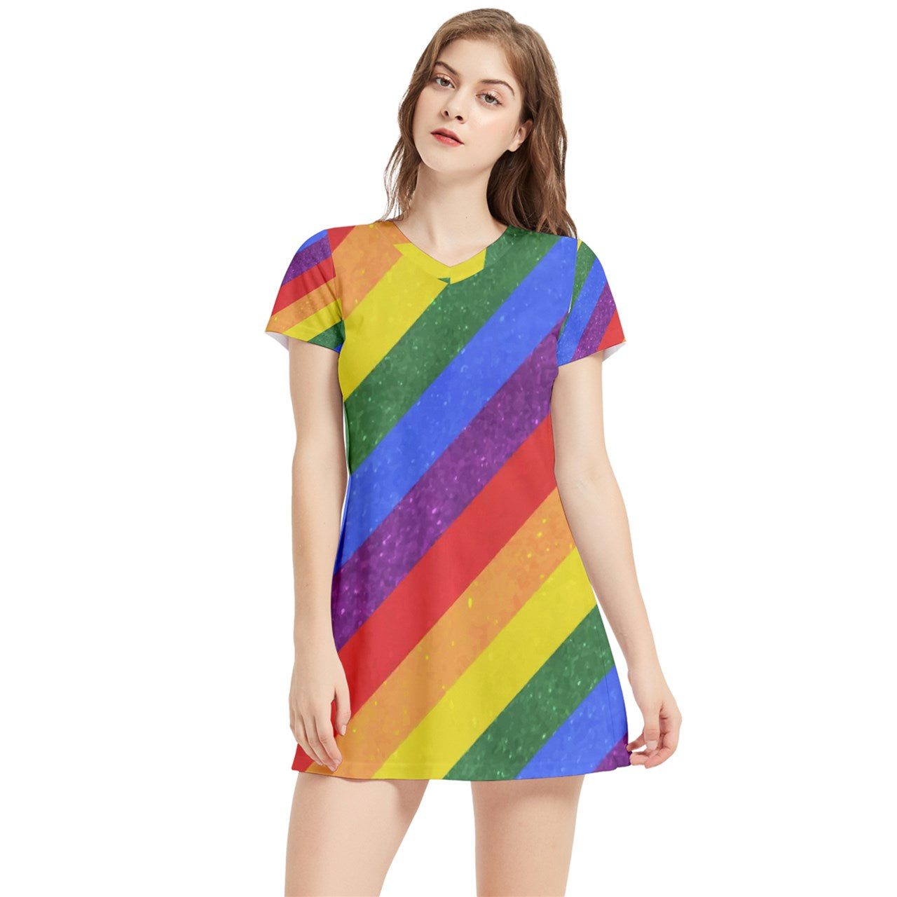 Women's Sports Skirt - Rainbow Pride - Luxtrini, LLC