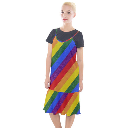 Camis Fishtail Dress - Rainbow Pride - Luxtrini, LLC