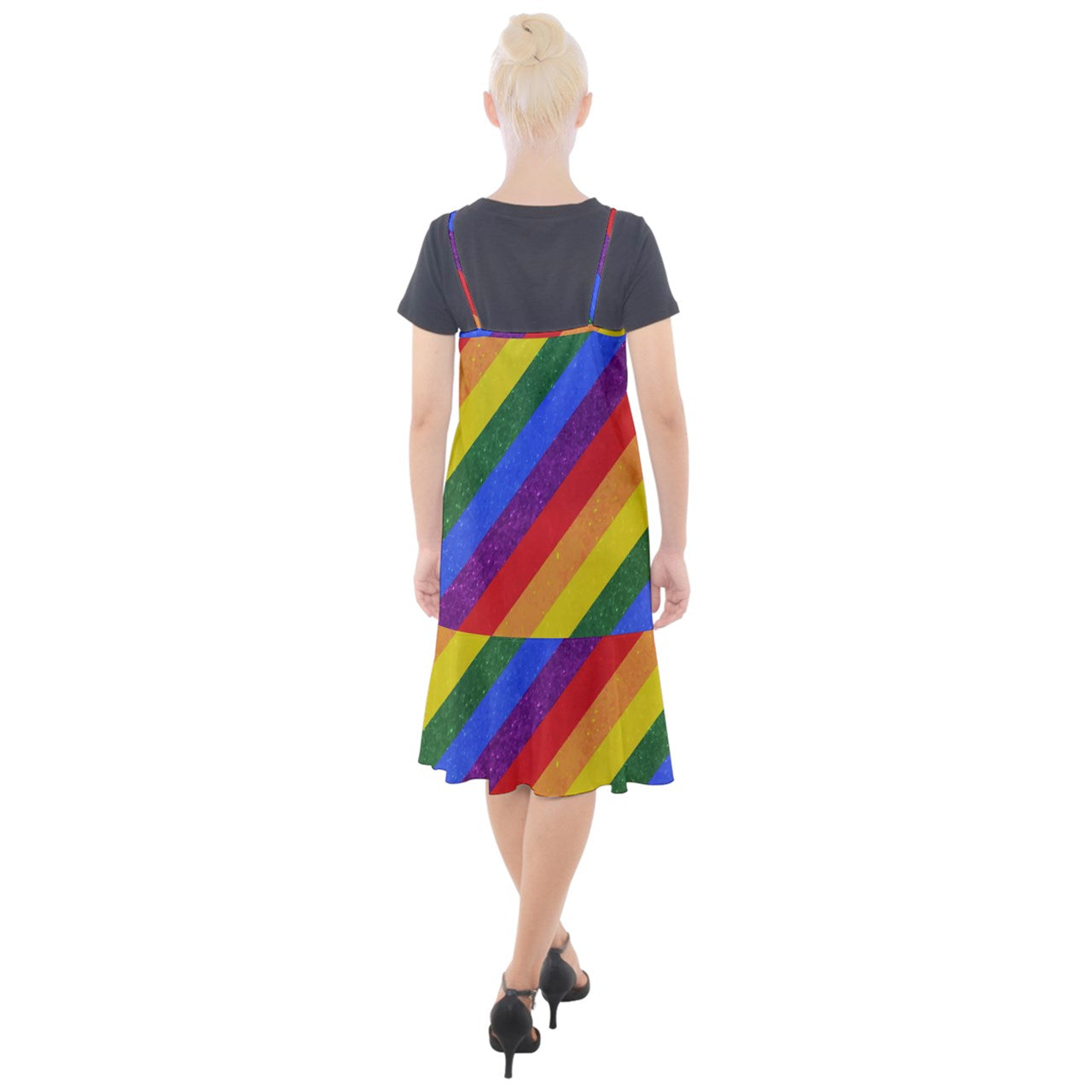 Camis Fishtail Dress - Rainbow Pride - Luxtrini, LLC