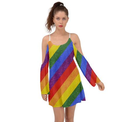 Boho Dress - Rainbow Pride - Luxtrini, LLC