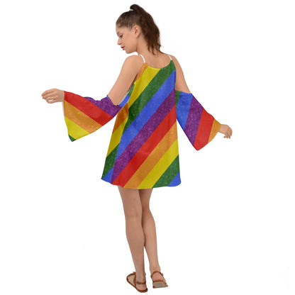 Boho Dress - Rainbow Pride - Luxtrini, LLC