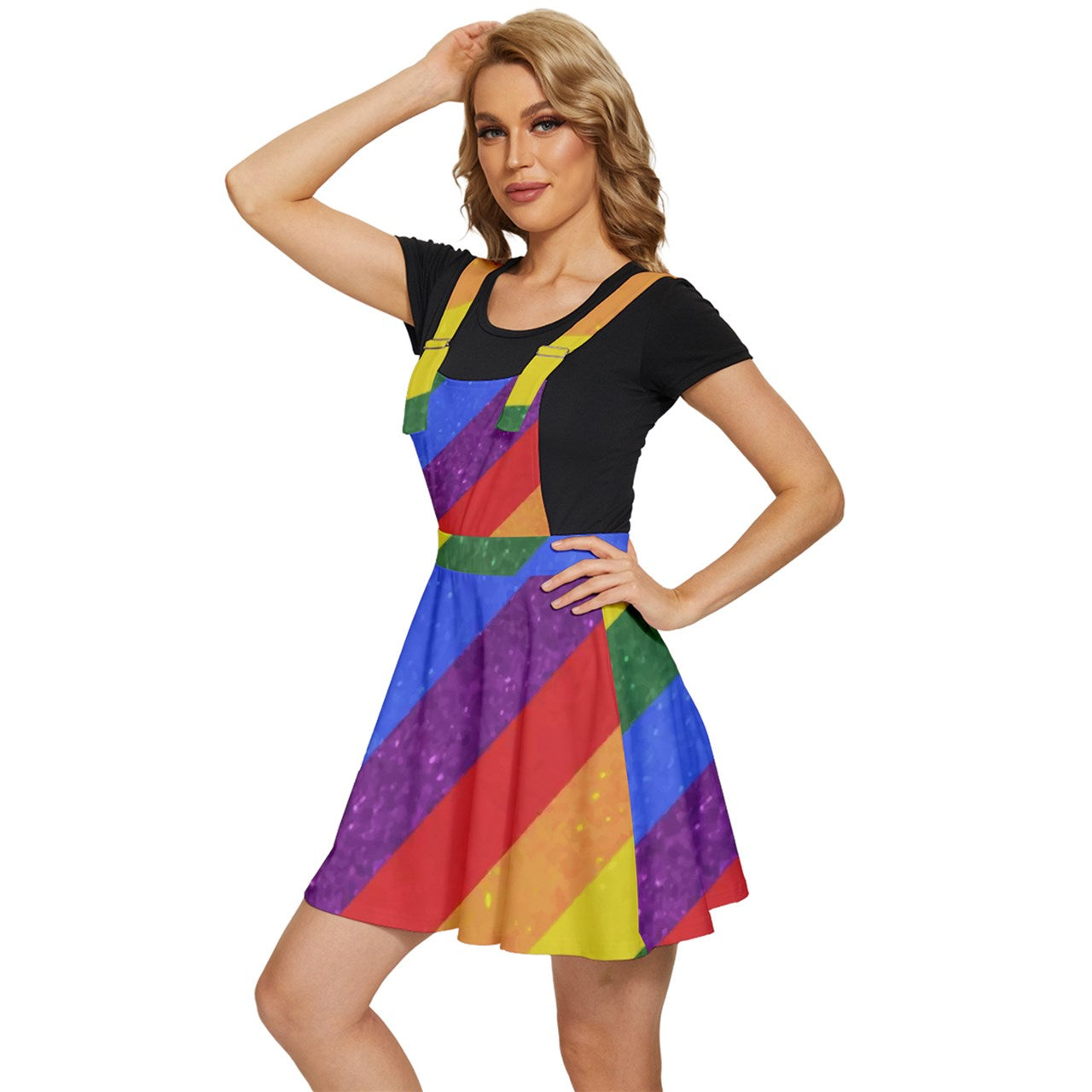 Apron Dress - Rainbow Pride - Luxtrini, LLC