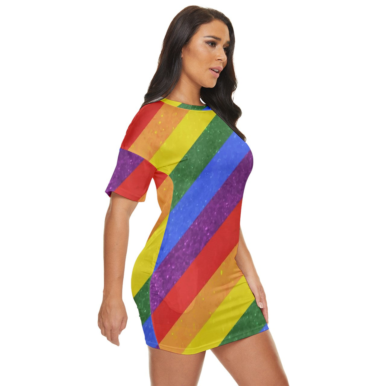 Just Threw It On Dress - Rainbow Pride - Luxtrini, LLC