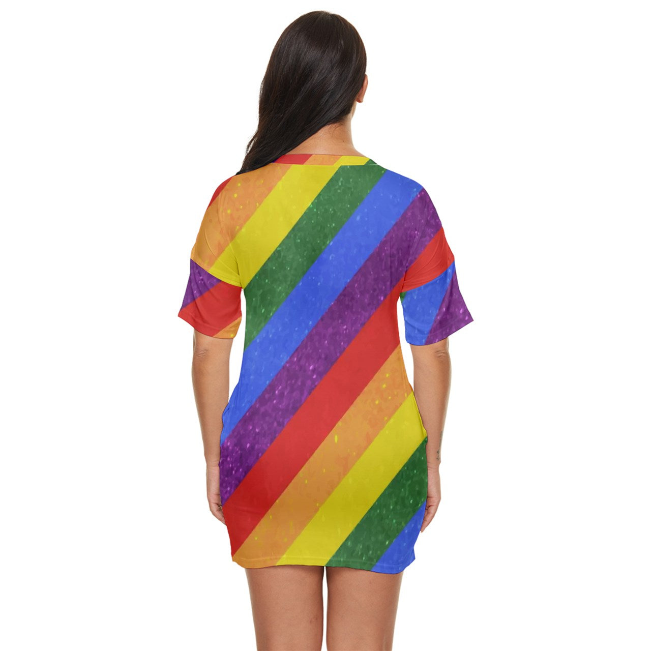 Just Threw It On Dress - Rainbow Pride - Luxtrini, LLC