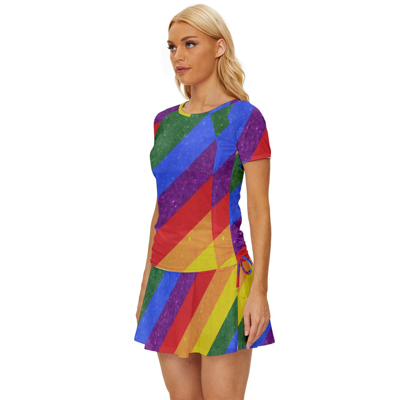 Women's Sports Wear Set - Rainbow Pride - Luxtrini, LLC