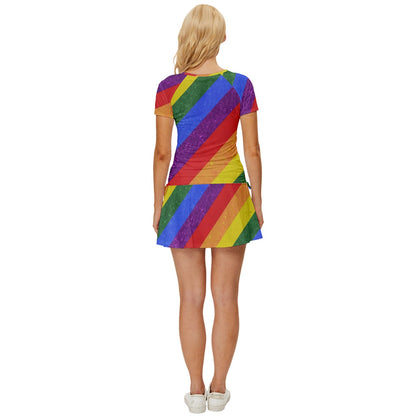 Women's Sports Wear Set - Rainbow Pride - Luxtrini, LLC